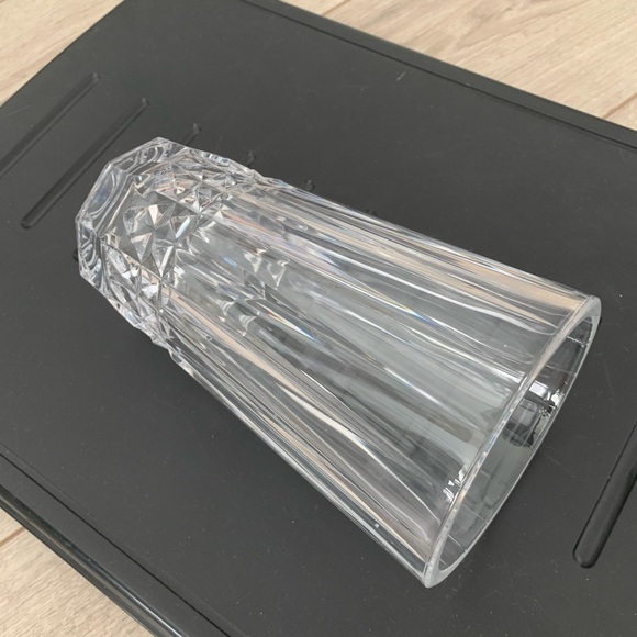 Val St. Lambert Belgium Crystal Vase Wide Neck High End Designer Decor 7 7/8” H - Picture 6 of 12